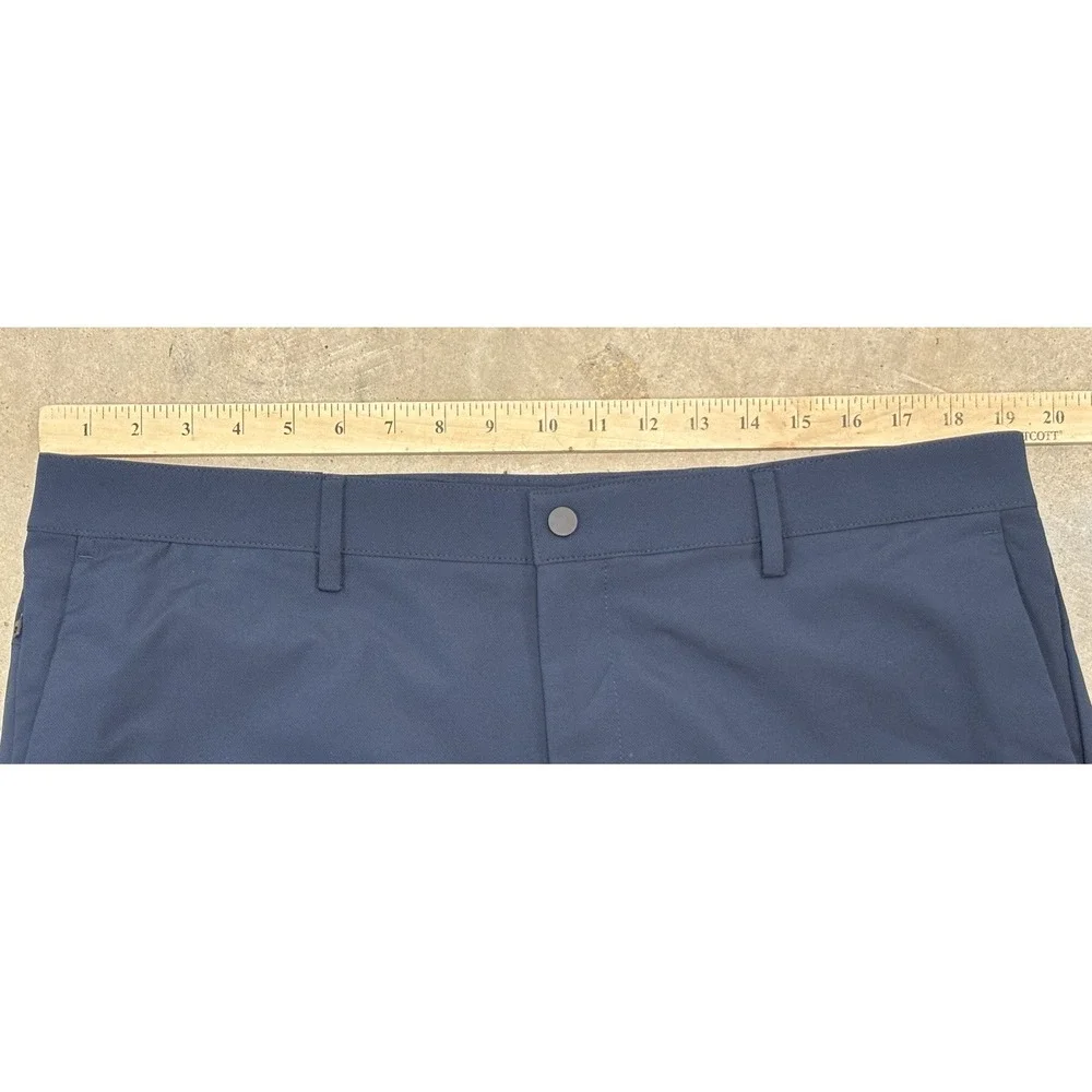 NEW! Banana Republic City Pants Men's 38x32 (38x31) Navy Slim Fit Performance